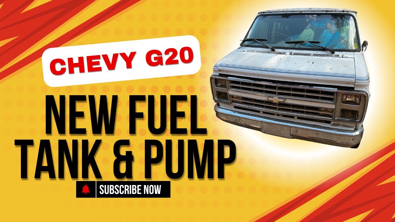 How to Install a New Fuel Tank & Pump | 1990 Chevy G20 Van Restoration
