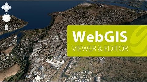 WebGIS viewer & editor