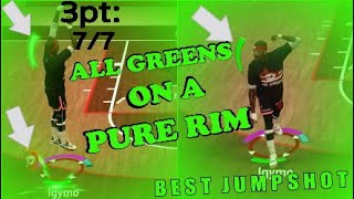 MY PURE RIM SHOOTS BETTER THAN ANY STRETCH!! BEST PURE RIM SHOOTS ALL GREENS! BEST JUMPSHOT NBA 2k19