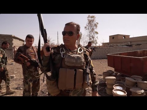Kürt savaşçılarla Musul yolunda