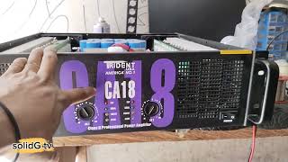 TRIDENT CA18 CLASS H POWER AMPLIFIER, ITO PALA LAMAN NYA,,REVIEW VLOG