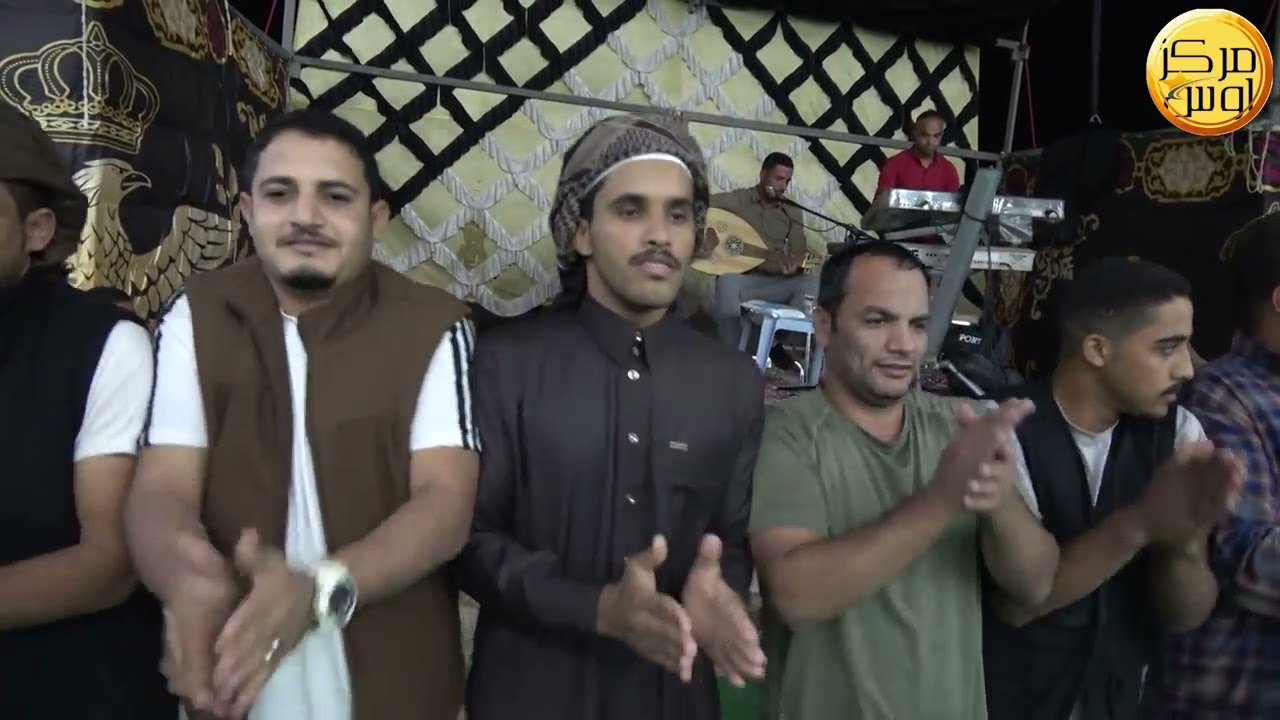 العريس ابراهيم الرشايده الفنانين رعد الرشايده والفنان فؤاد العنبوسي شاعر المجوز حموده دليبي