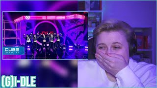 REACTION to (G)I-DLE - TOMBOY & MY BAG SHOWCASE STAGES