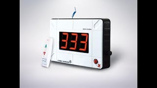 Remote control up down token counter system with battery, FORBIX SEMICON