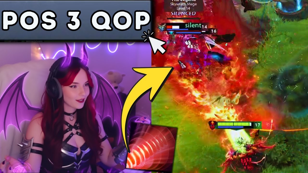 No Cap - The Best Position 3 Queen of Pain in Dota 2 History | WillehBum Gameplay