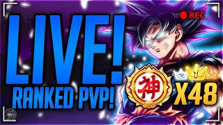 ULTRA INSTINCT GOKU IS BAAACKKK!!! 48x GOD RANKED PvP PLAYER! (Dragon Ball Legends)