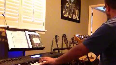 Moog sub 37 and Kurzweil PC3