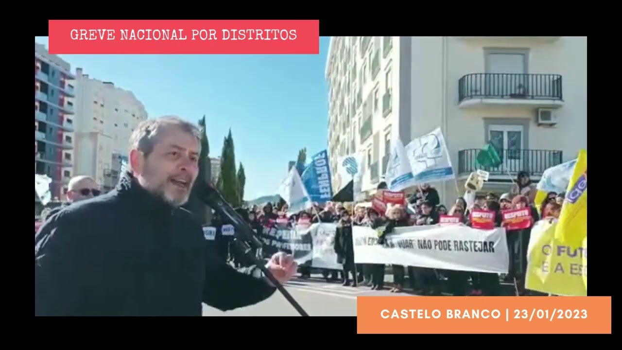 Mais de 90% de professores aderiram à Greve no distrito de C. Branco