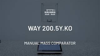 WAY 200.5Y.KO – Calibration in Accordance with OIML R111