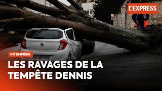 Tempête Dennis : 20 000 foyers privés d'électricité en France