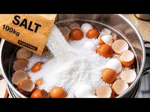 Mix salt with eggshells and make dollars! Millions of people don't know this secret 😱 - Unknowns Lab 101