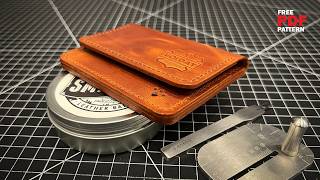 Waw! Leather Scraps to Wallet in One Build — Worth It? My Wife Loves It!