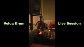 KORG Volca Drum Live Session - First time exploration