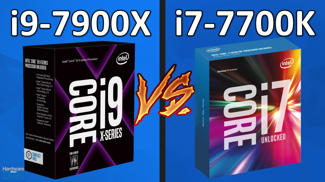 i9-7900X vs i7-7700K - FULL COMPARISON - YouTube
