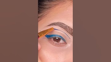 💙💛.... #eyemakeup #makeup #makeuptutorial #mua #makeupartist #tutorial #shorts #video