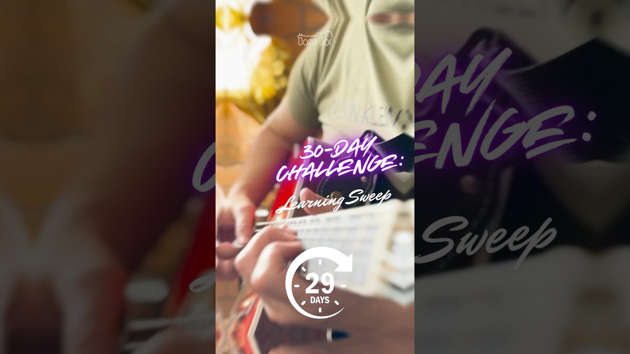 Day 29 | Guitar Challenge | 30 Days of Sweep Picking from Scratch