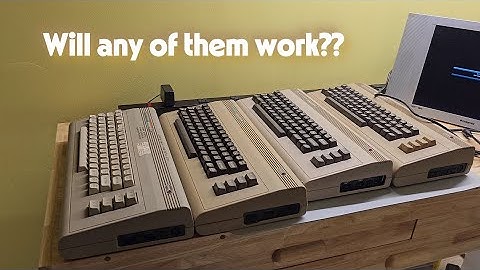 Testing 4 Commodore 64 Computers.  Will any actually work??