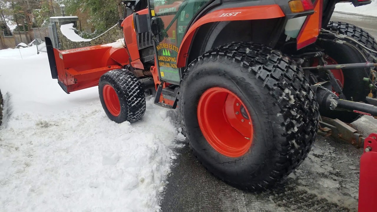 snowblowing blowing Governors Island Gilford New Hampshire YouTube