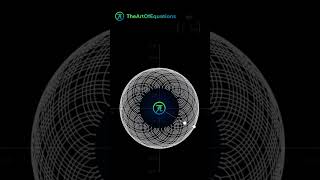 e^(iπ) = -1 UNREAL Math: Watch 2 Points Morph ➡️ Stunning  Spiral Art! (Shorts) #fractal #satisfying