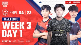 [EN] 2023 PMPL SA Fall | League Stage Week 3 Day 1| Aim For Victory