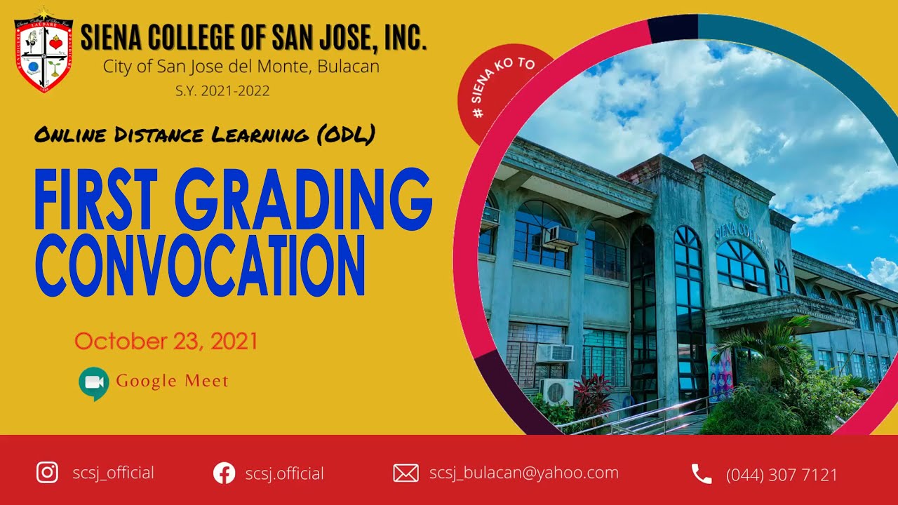 Siena College of San Jose - Kinder 1st Grading Convocation Pre ...