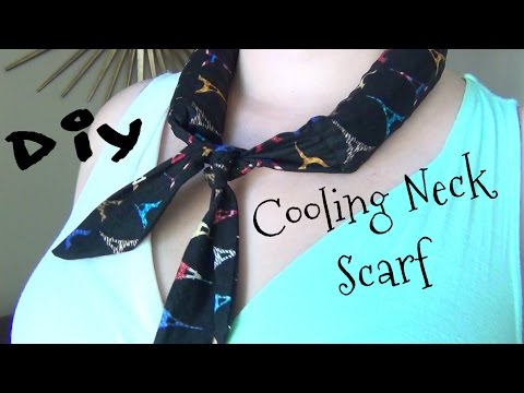 DIY Neck Cooling Scarf  Easy Sewing Tutorial - You Make It Simple