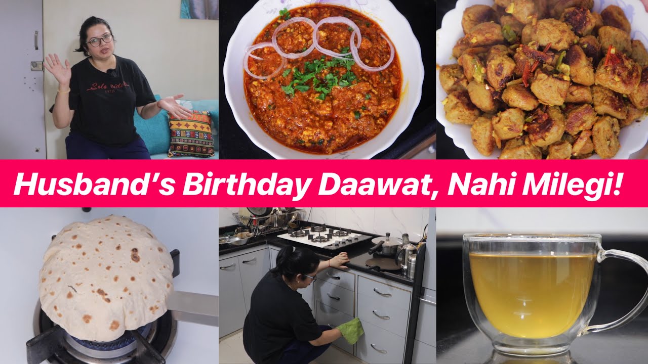 Indian Mom’s Cooking & Cleaning Routine | TASTIEST Paneer Bhurji Recipe | Garlic Soya Chunks | Snack