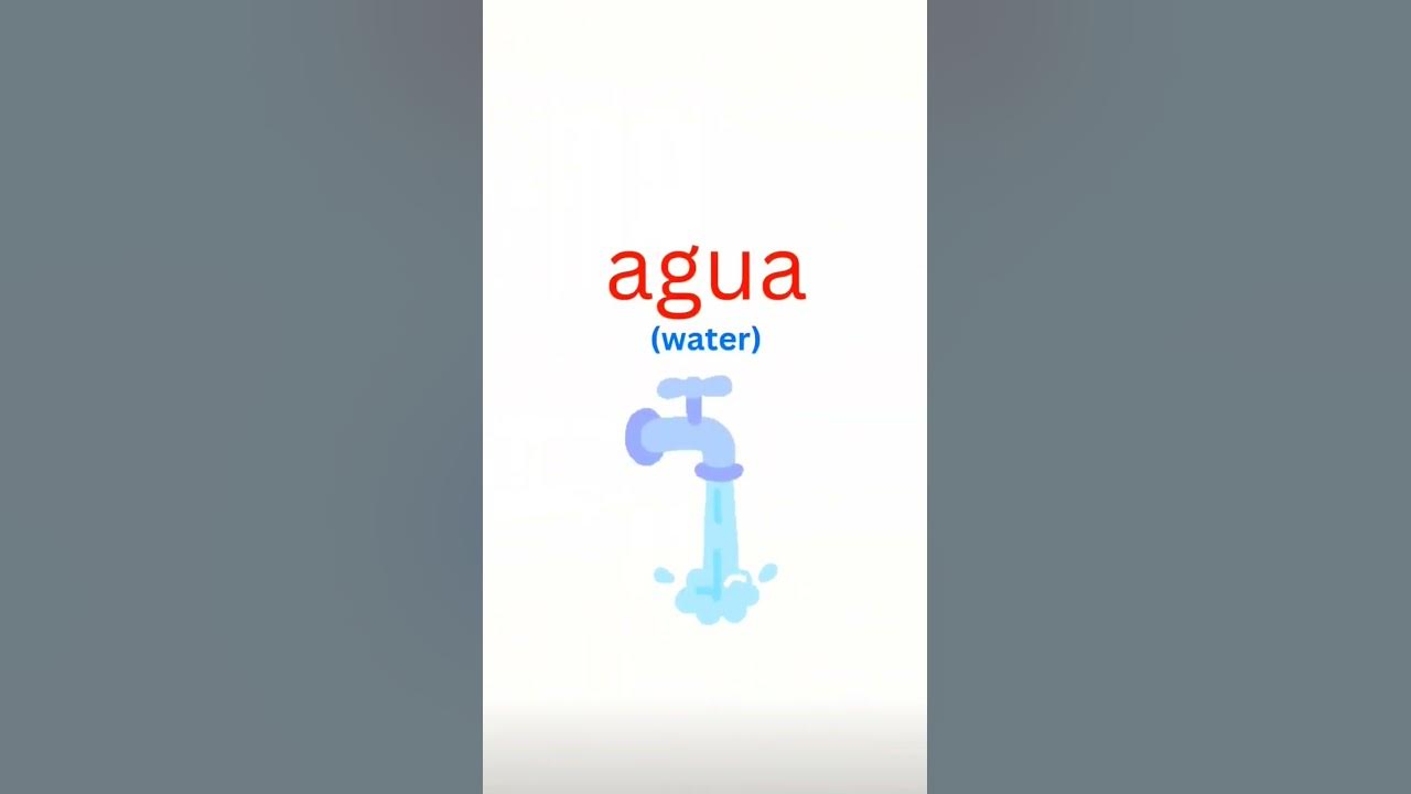 Hey Google Wheres Water In Spanish