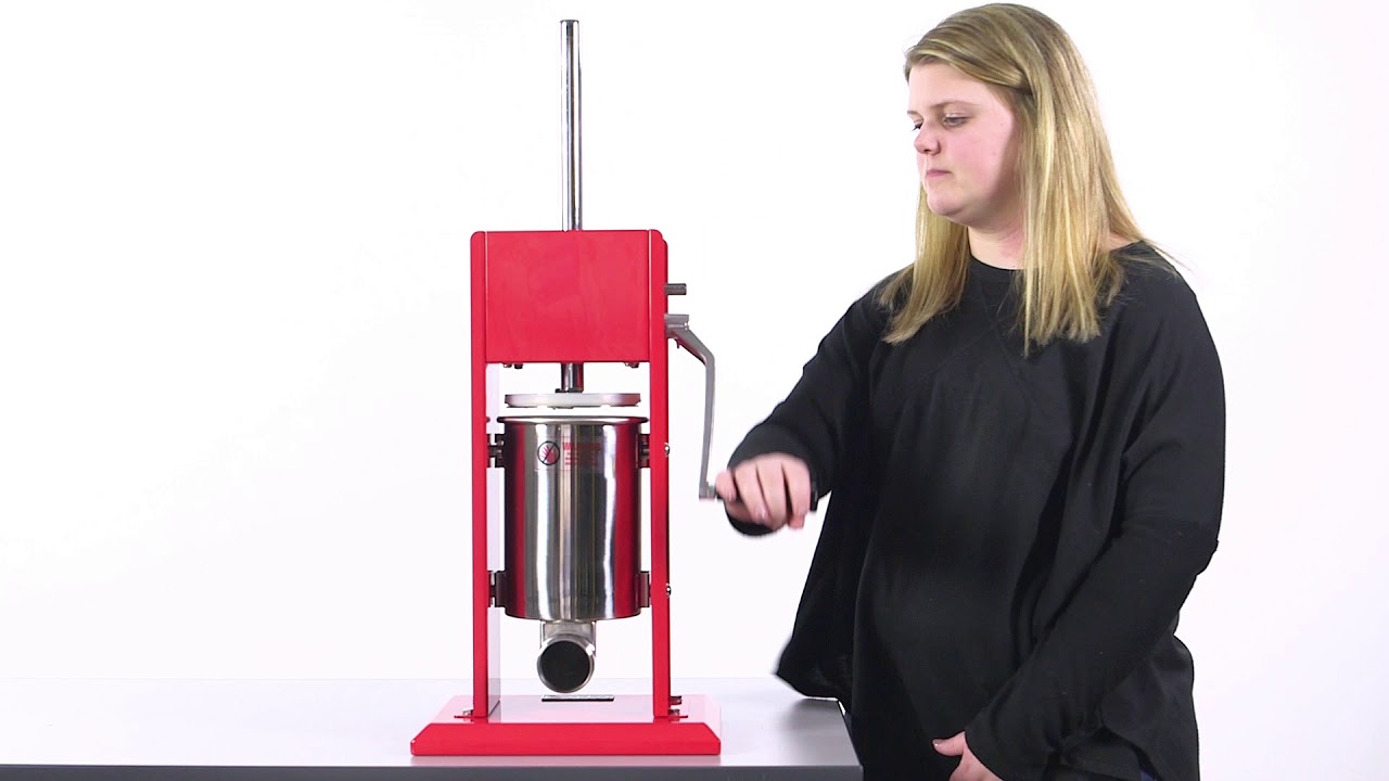 STUFRV203 Stainless Steel Sausage Stuffer by VIVO YouTube