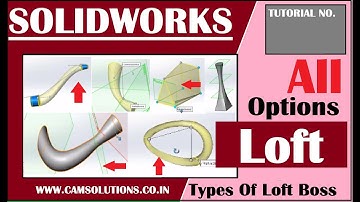 How To Loft in Solidworks | loft with guide curve | Solidworks tutorials