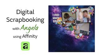 Digi-Scrapping using Affinity - Space Rocket
