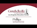 Campbellsville university  la education center  phillips graduate institute  mft commencement