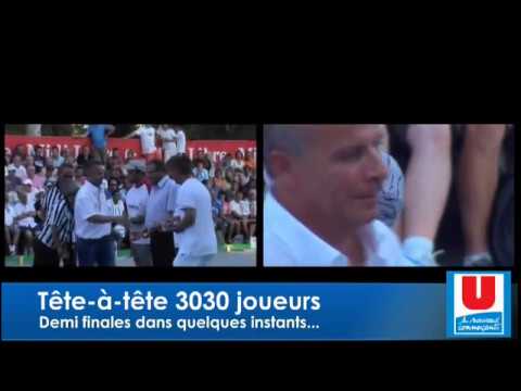 Miniature : Demi-finales du Mondial à pétanque tête-à-tête 2013