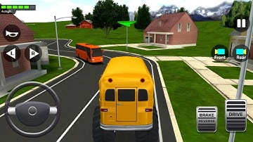 Super High School Bus Driving Simulator 3D - 2019 - Android Gameplay Video