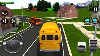 Super High School Bus Driving Simulator 3D - 2019 - Android Gameplay Video screenshot 3