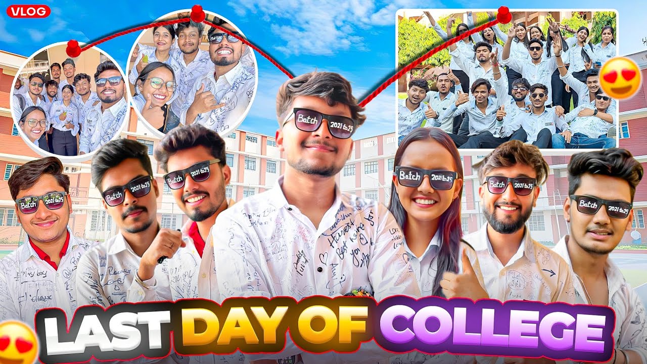 LAST DAY OF COLLEGE LIFE!😍VLOG - YouTube