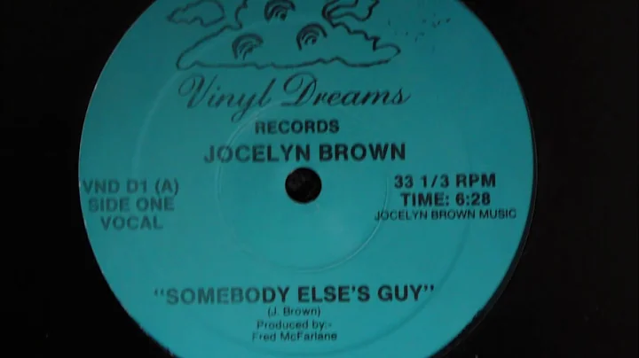 Jocelyn Brown - Somebody Elses Guy Original 12 inc...