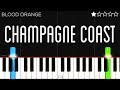 Blood Orange Champagne Coast EASY Piano Tutorial