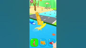 Shape-shifting Funny Race New Gameplay hyper casual games #shorts #gameplay