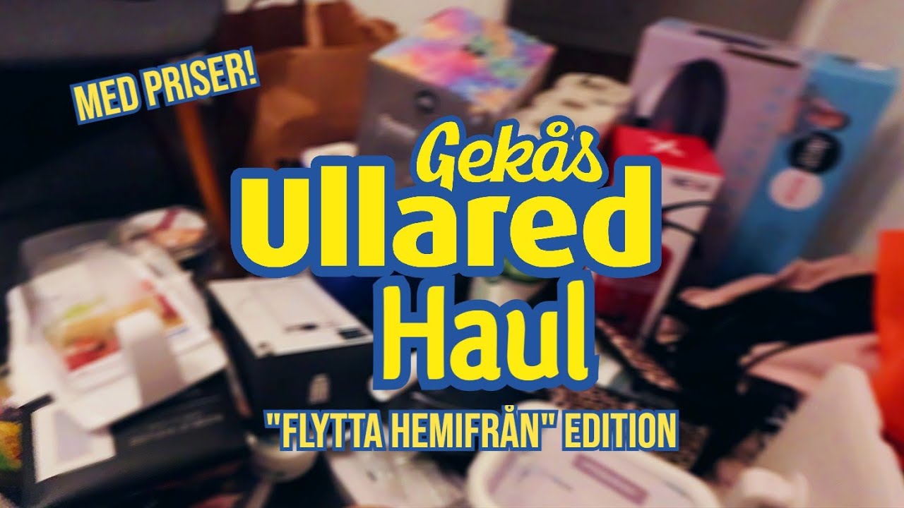 En sent uppladdad Ullared-haul! Flytta hemifrån-edition | HAUL