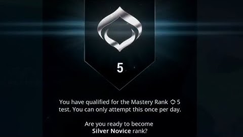 Warframe | Mastery Rank 5 Test How to Guide