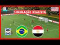 BRASIL X EGITO | AMISTOSO DA SELEÇÃO 2026 | SIMULAÇÃO REALISTA | eFootball PES 2021@TorcidaGamers