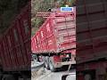 Expert Truck Driver Navigates Impossible Road Bend Using Hydraulics #truck #automobile #skills #how