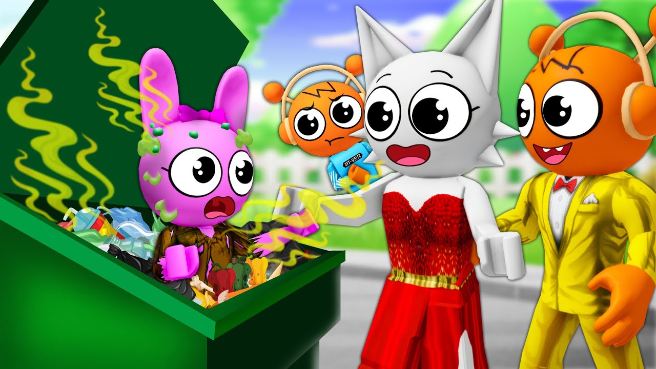 Kitty and Oren Rescue Baby Pink from the Trash Bin! | Spunki & Friends