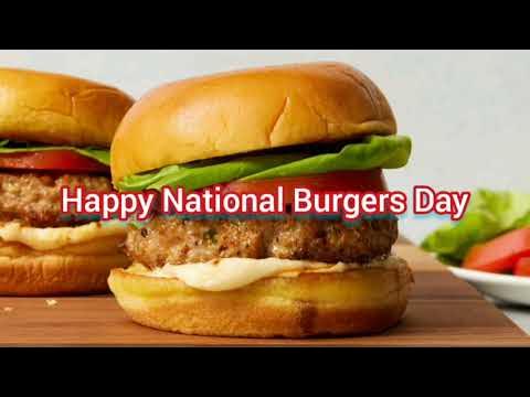 national burger day patty and bun