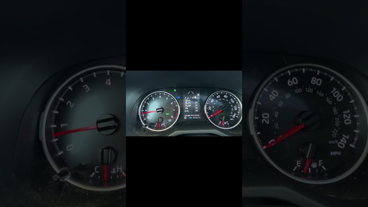 2019 Toyota Rav4 Parking assist message after removing battery negative.