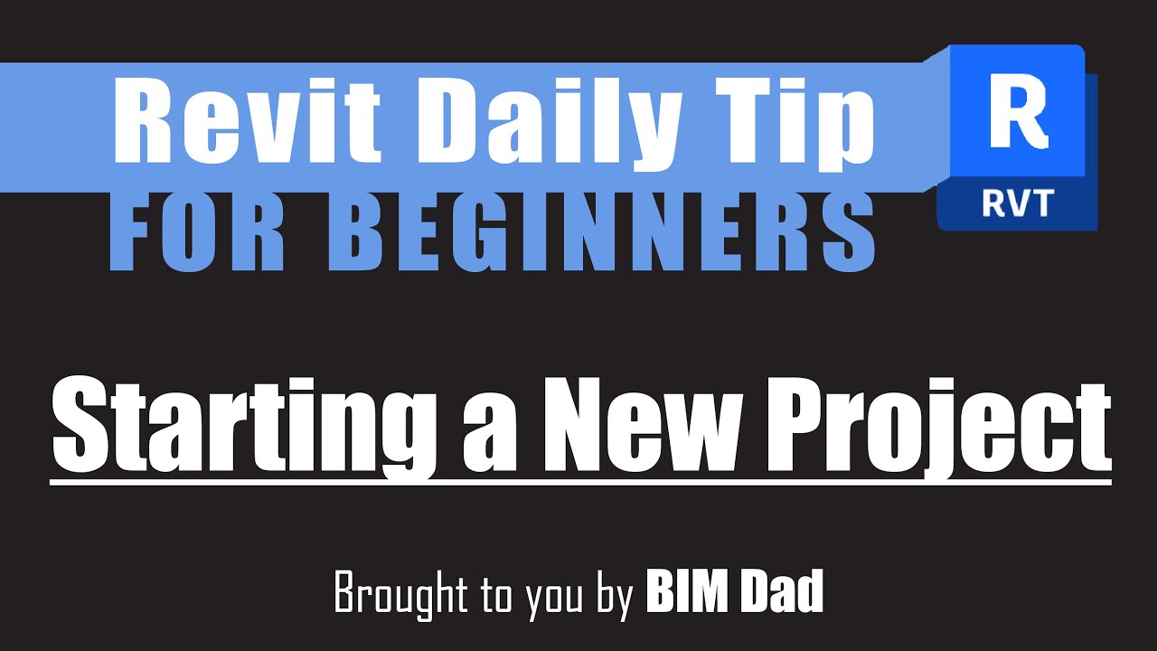 Revit Tip #2: How to Start a New Project & Set Units in Revit - YouTube