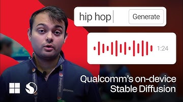 Showcasing Qualcomm’s on-device Stable Diffusion | Microsoft Build Demo