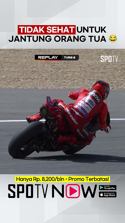 #MotoGP 🏍 - Jantung Opa Tardozzi hampir copot ngeliat super save dari Marc Marquez di T6 #SpanishGP