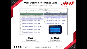 3-29 User Defined Reference Laps - Live Webinar with Roger Caddell - 10/25/2022